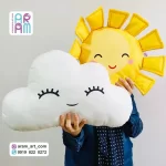 کوسن کودک مدل ابر و خورشید